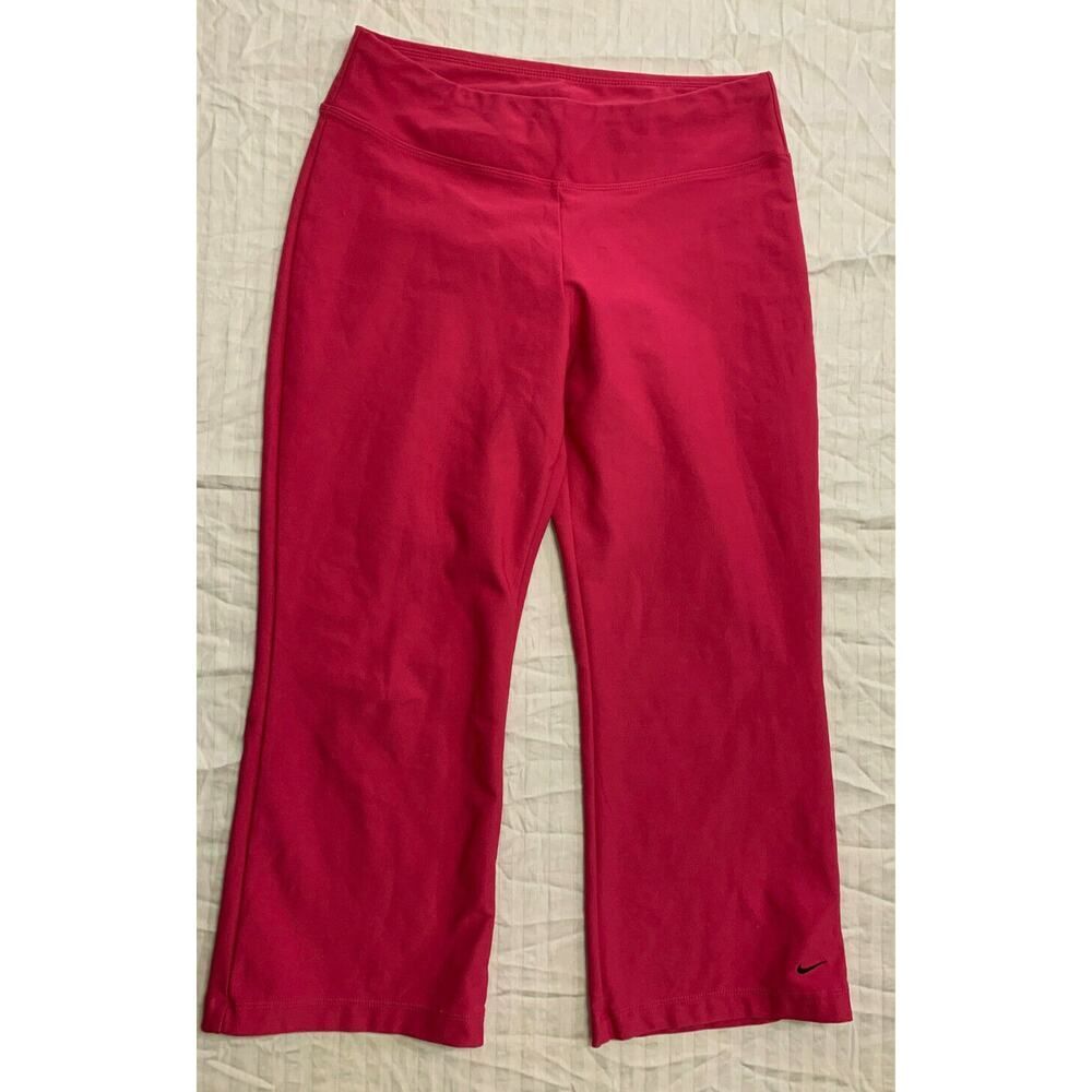 🐢🐢🐢 NIKE DRI FIT WOMENS ATHLETIC PULL ON YOGA CAPRI PANTS SIZE S 🐢🐢🐢